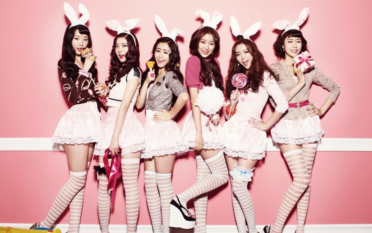 DalShabet Korean music beautiful girls HD wallpapers #10 - 1280x800
