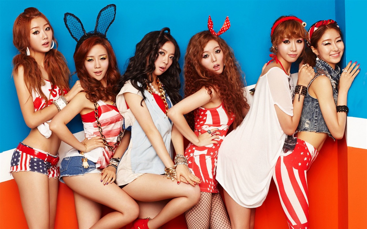 DalShabet Korean music beautiful girls HD wallpapers #20 - 1280x800