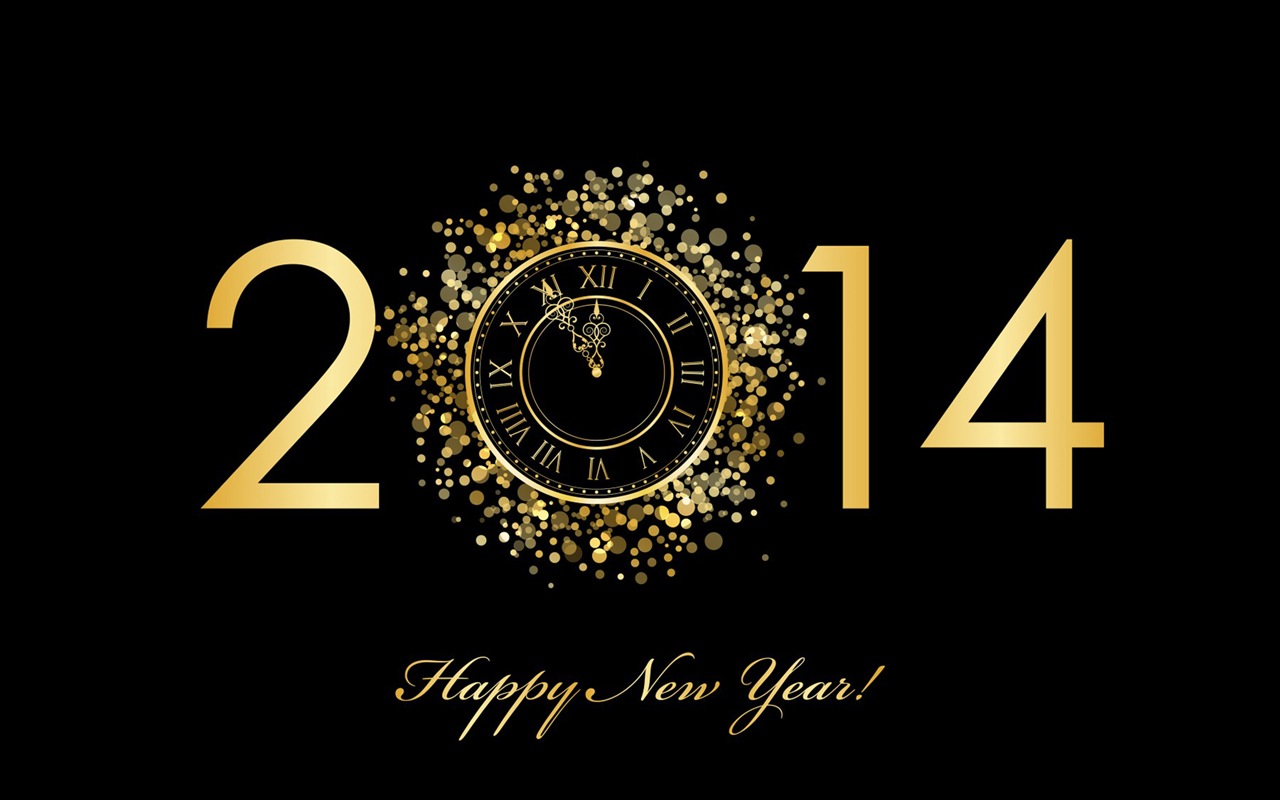 2014 New Year téma HD Tapety na plochu (1) #1 - 1280x800