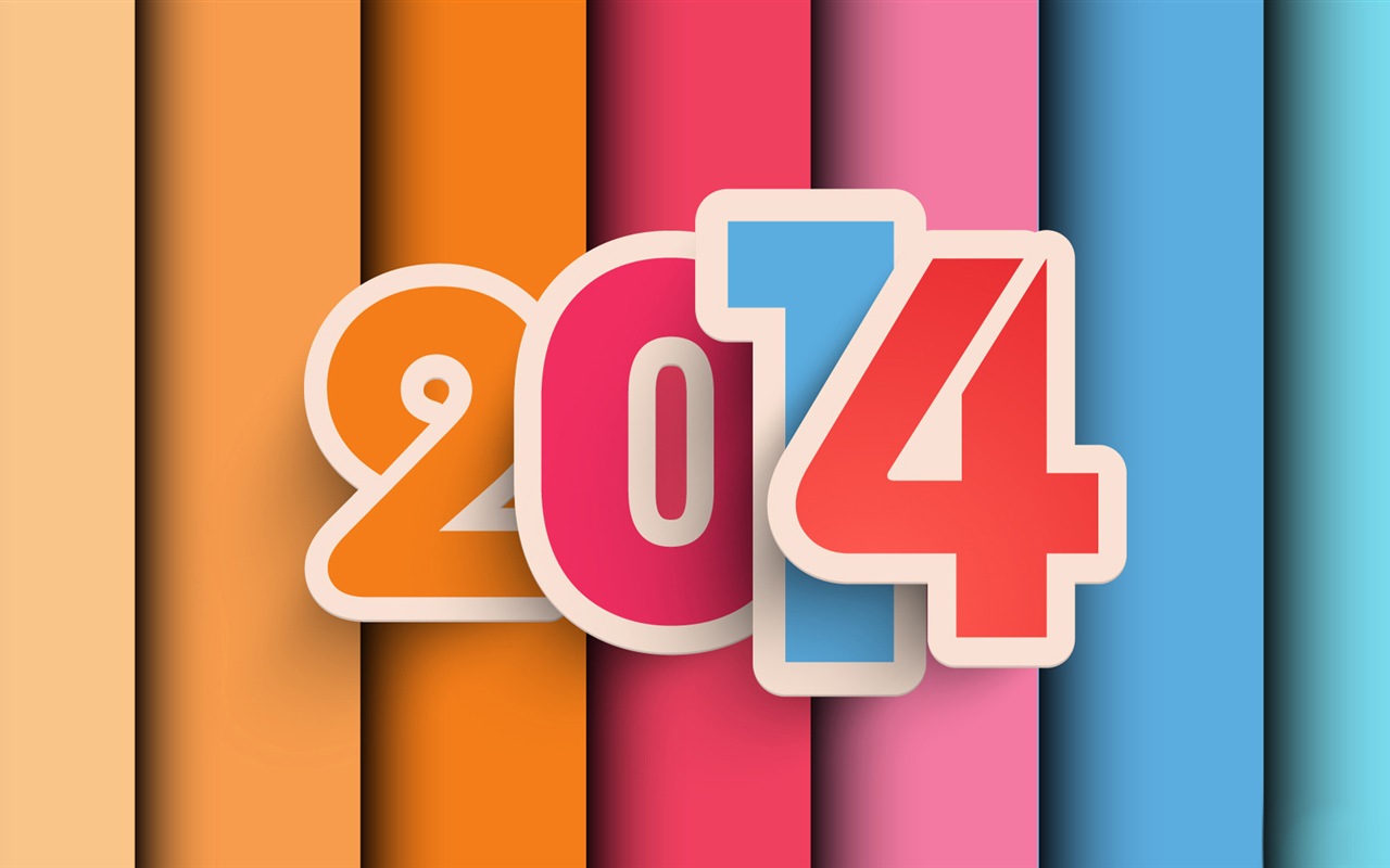 2014 새해 테마의 HD 배경 화면 (1) #9 - 1280x800