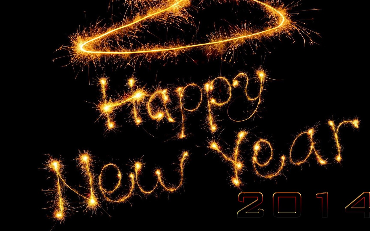 2014 New Year Theme HD Wallpapers (1) #19 - 1280x800