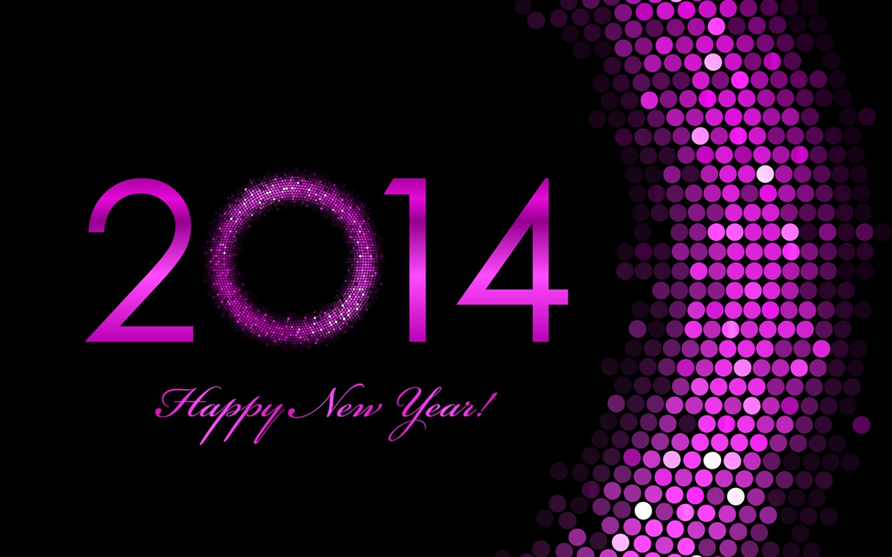 2014 New Year Theme HD Wallpapers (2) #1 - 1280x800