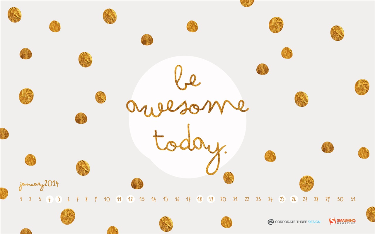 January 2014 Calendar Wallpaper (1) #15 - 1280x800