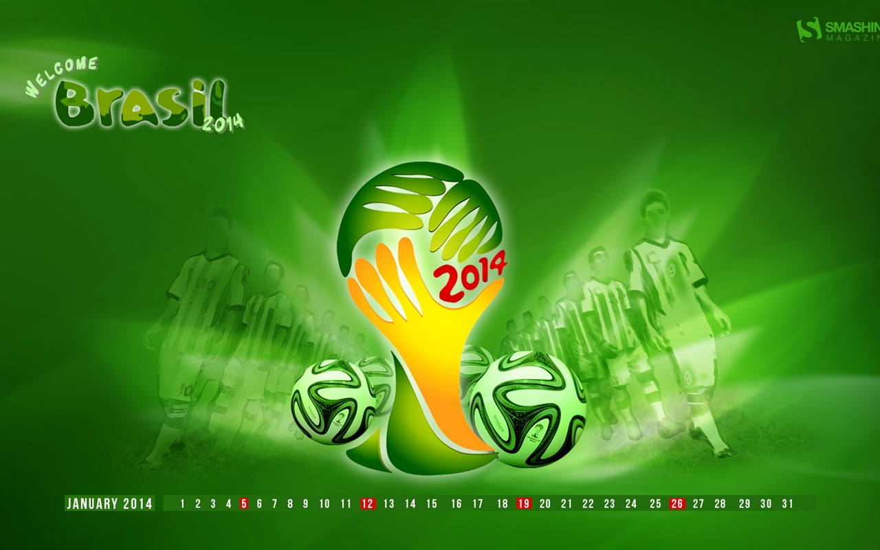 January 2014 Calendar Wallpaper (2) #20 - 1280x800
