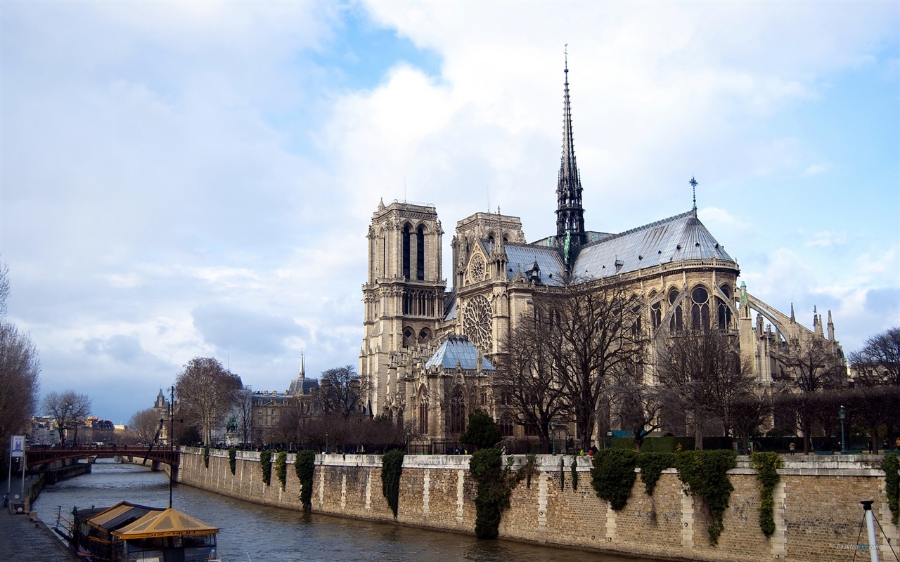 巴黎圣母院 高清風景壁紙 #9 - 1280x800