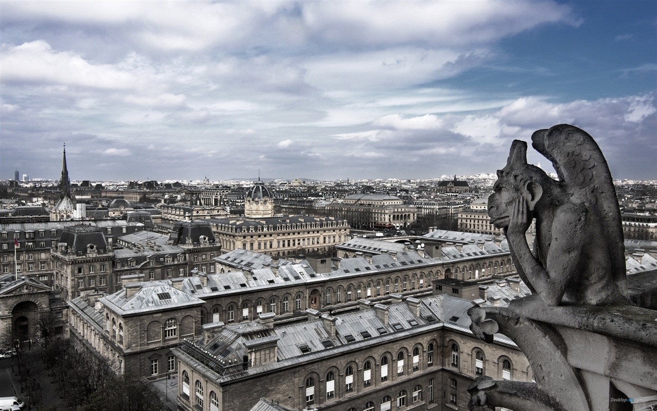 巴黎圣母院 高清風景壁紙 #12 - 1280x800