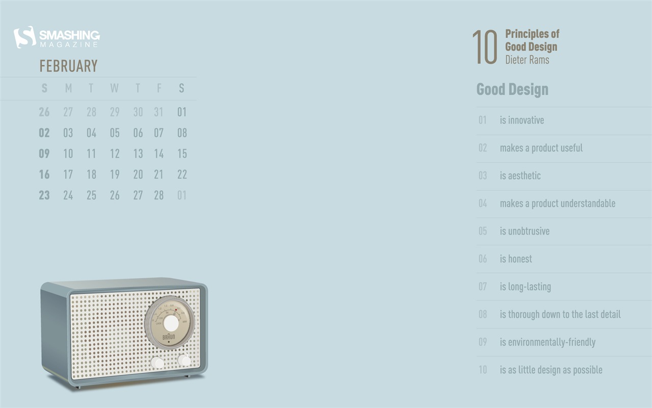 02. 2014 Kalendář tapety (2) #10 - 1280x800