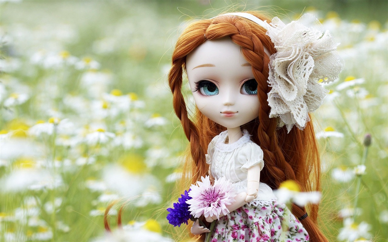Beautiful Super Dollfie toy girls HD wallpapers #4 - 1280x800