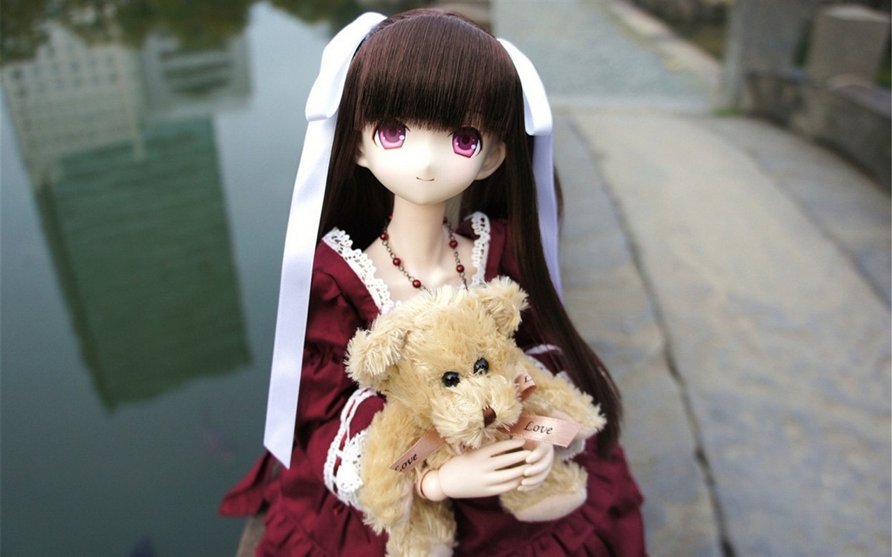 Krásné Super Dollfie hračky dívky HD Tapety na plochu #10 - 1280x800