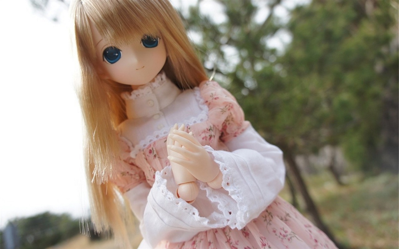 Beautiful Super Dollfie toy girls HD wallpapers #13 - 1280x800