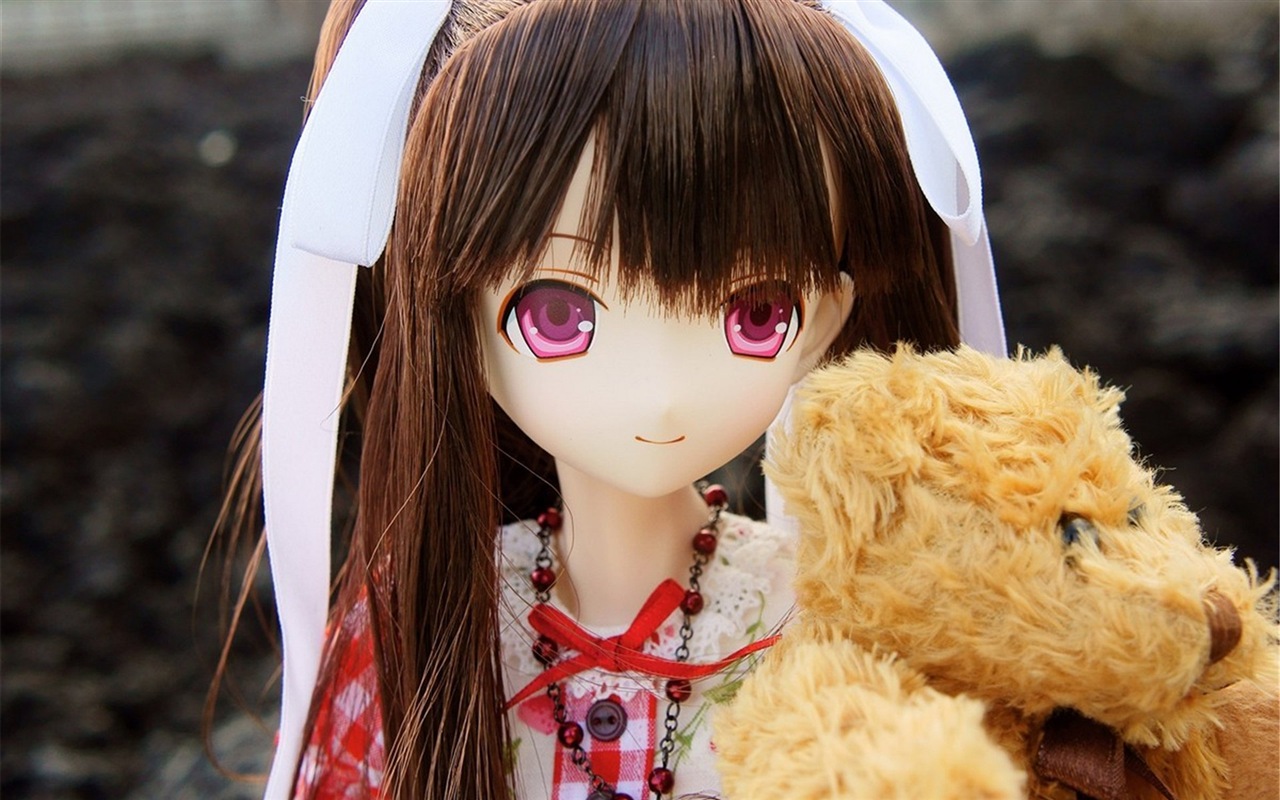 Beautiful Super Dollfie toy girls HD wallpapers #15 - 1280x800