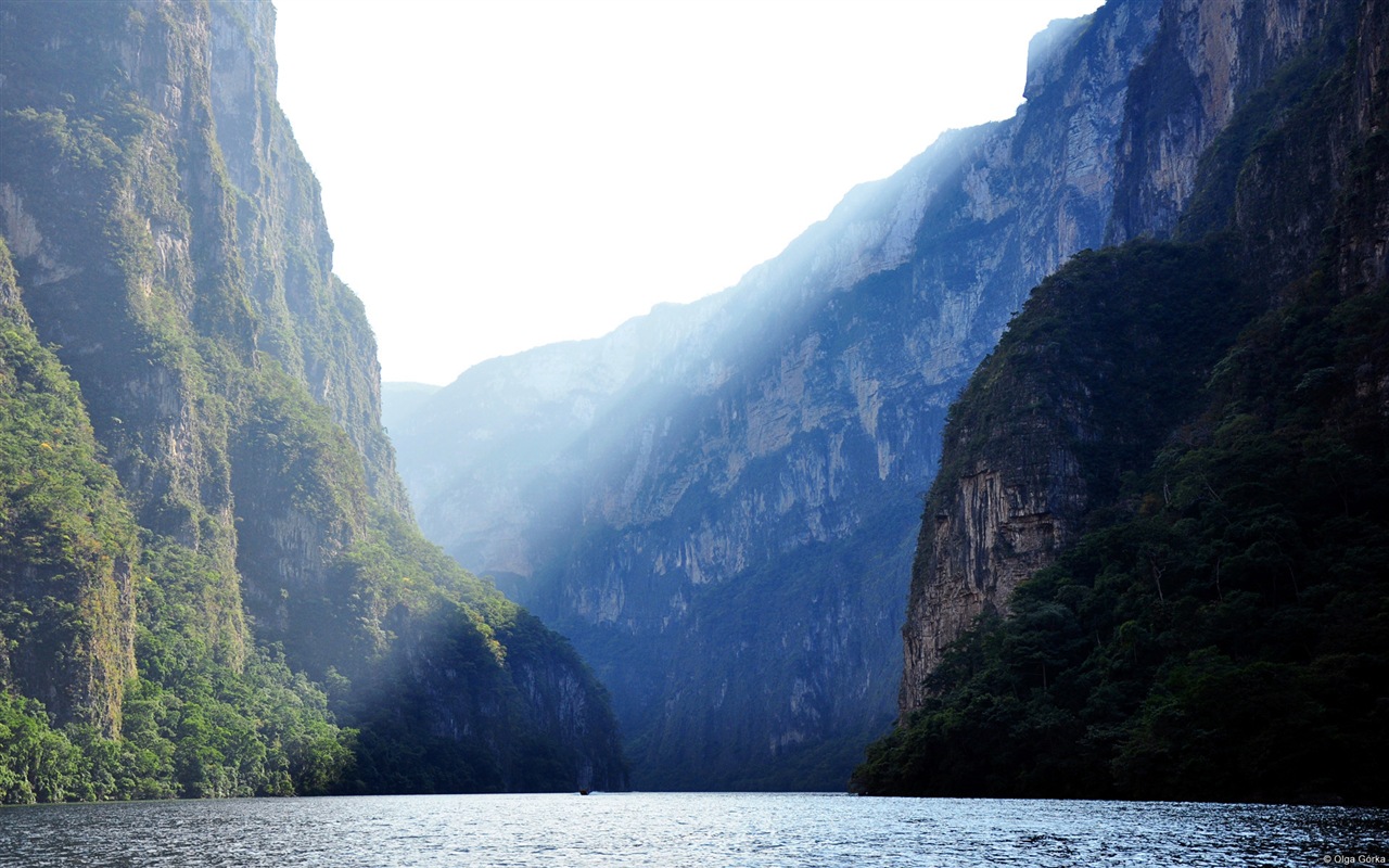 Belles montagnes, lac, forêt, fonds d'écran Windows 8 thème HD #8 - 1280x800