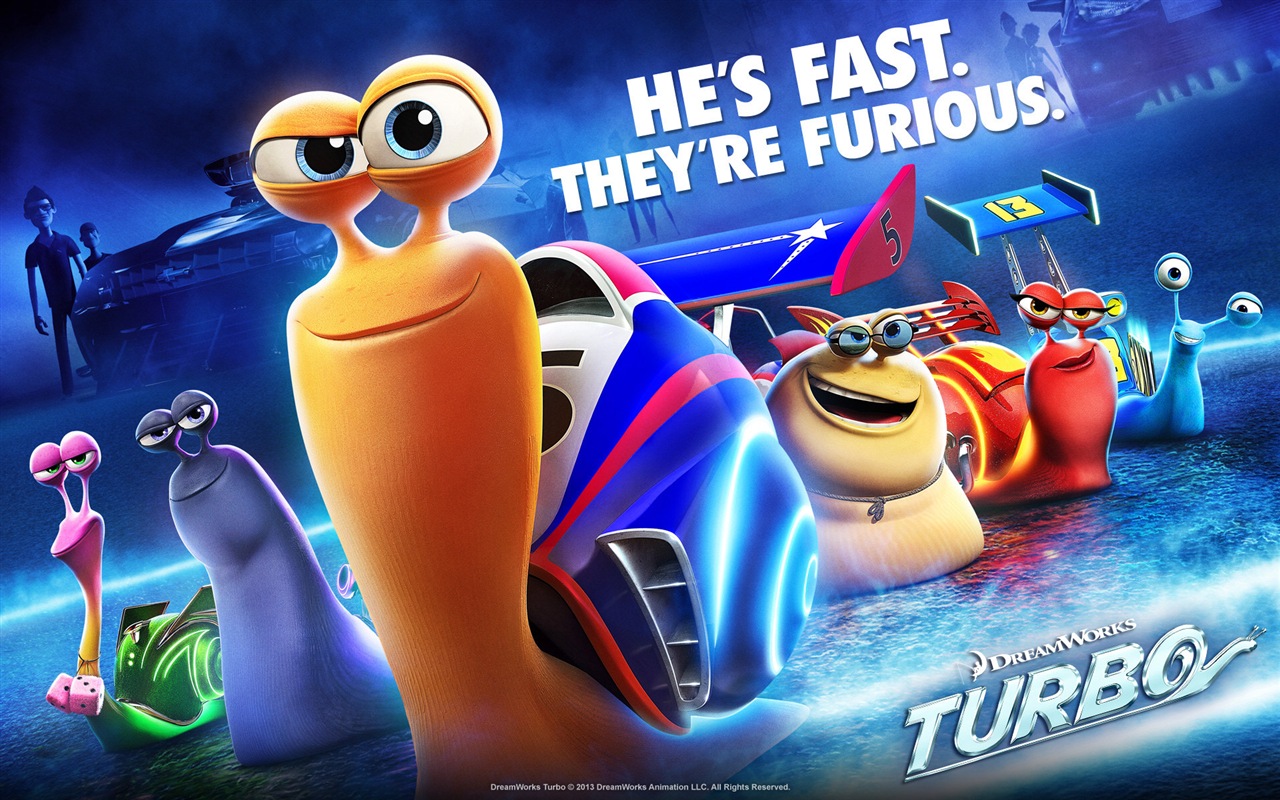 Turbo 极速蜗牛3D电影 高清壁纸6 - 1280x800