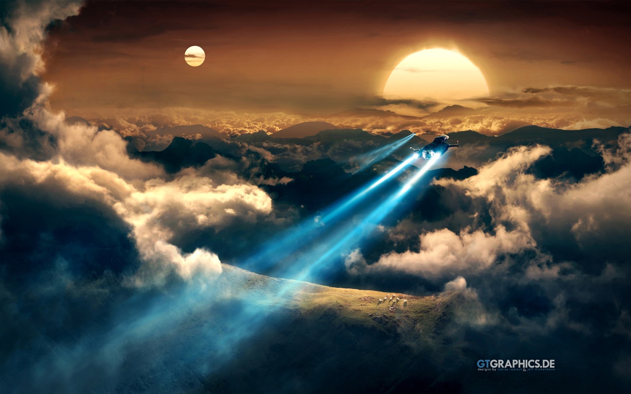 Windows 8 GTGraphics de science-fiction wallpapers thème HD #2 - 1280x800