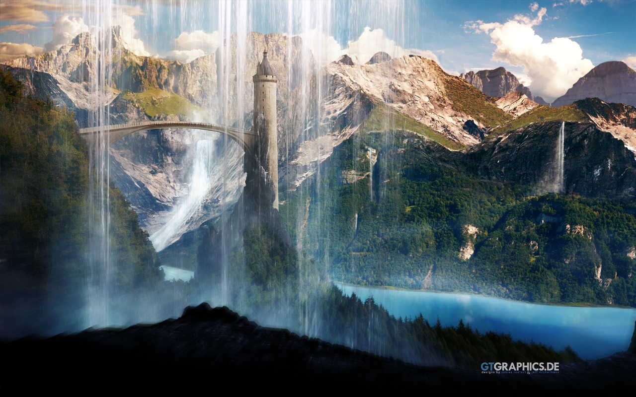 Windows 8 GTGraphics de science-fiction wallpapers thème HD #13 - 1280x800