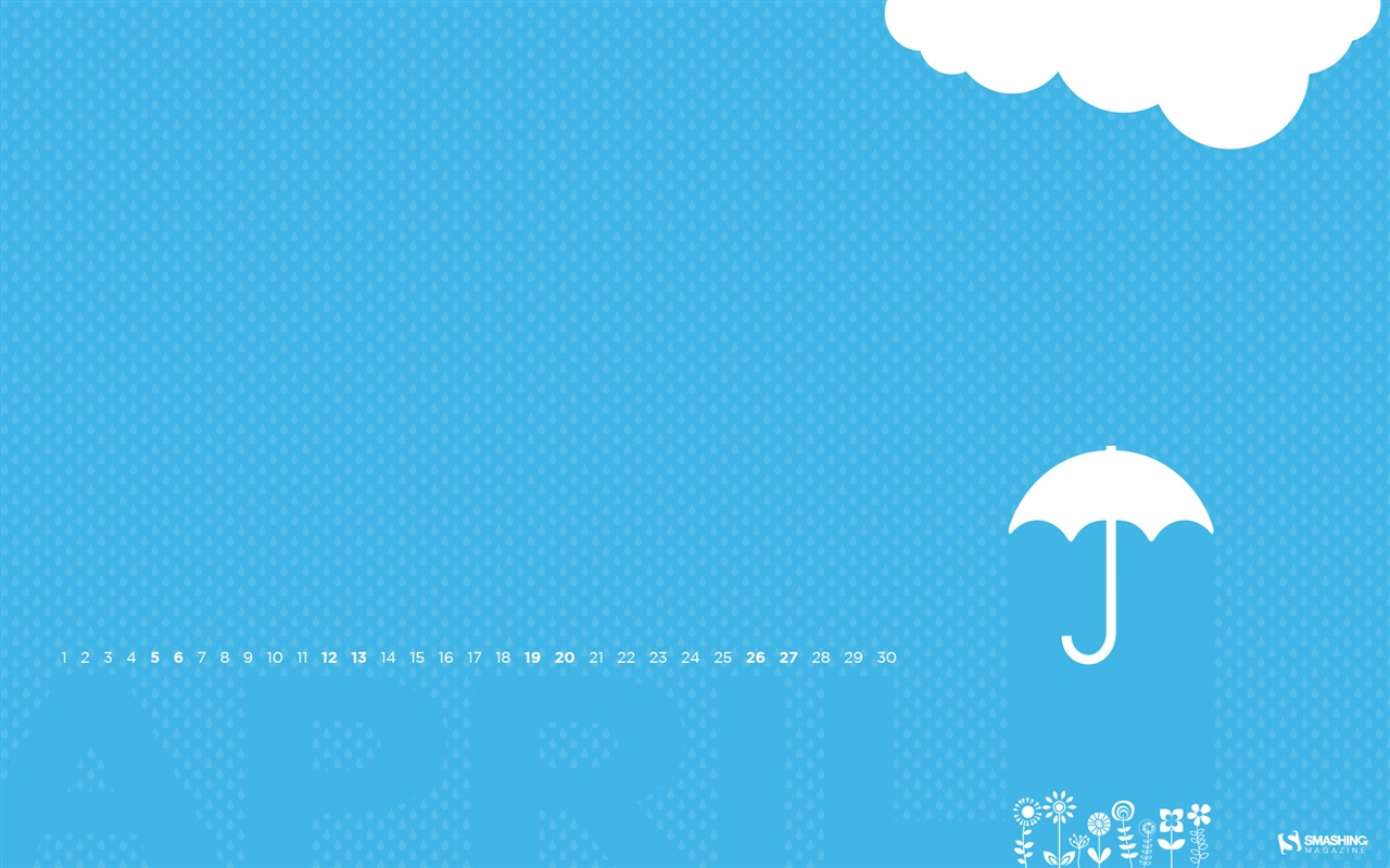 2014年4月 月曆壁紙(二) #3 - 1280x800