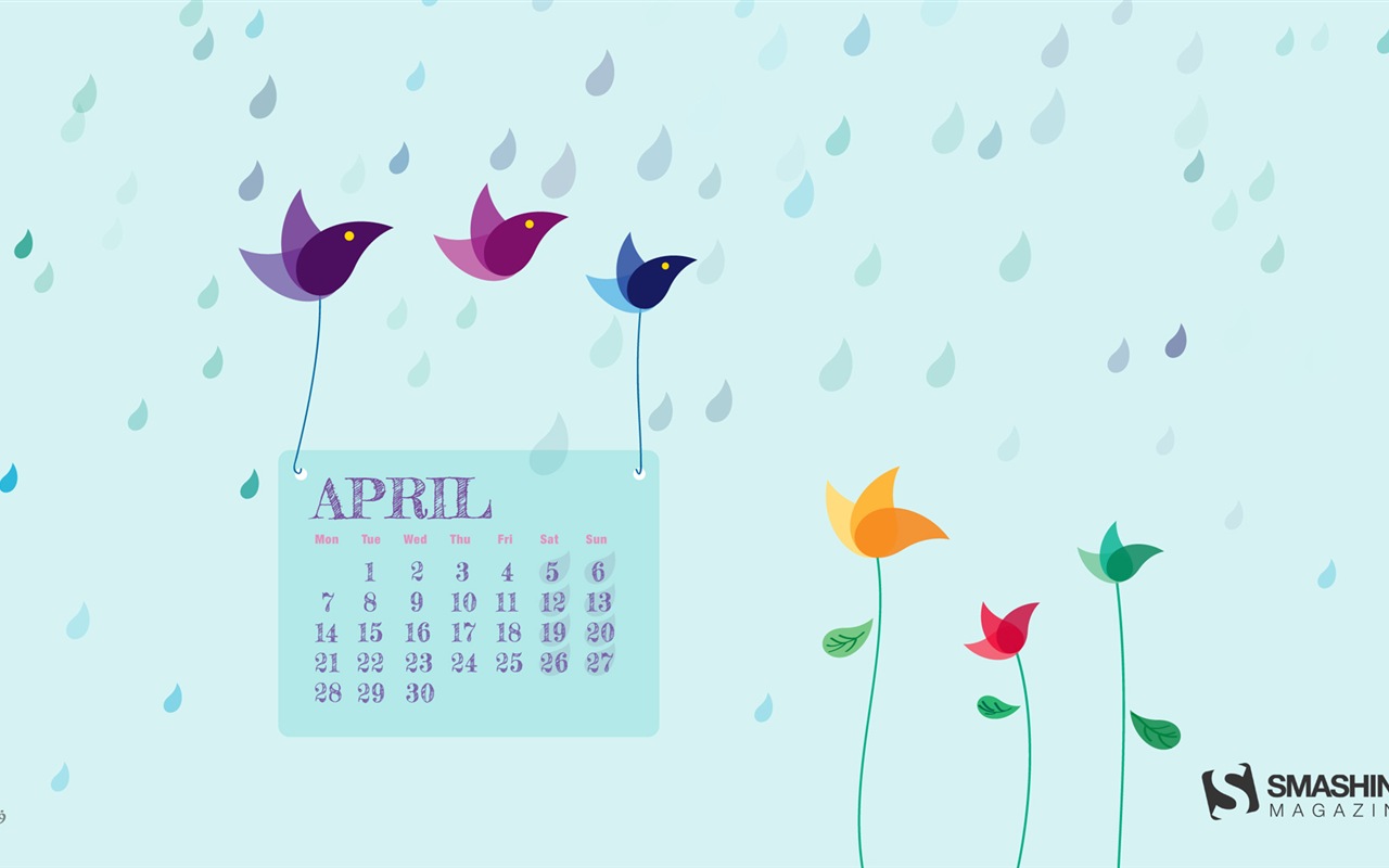 April 2014 calendar wallpaper (2) #8 - 1280x800