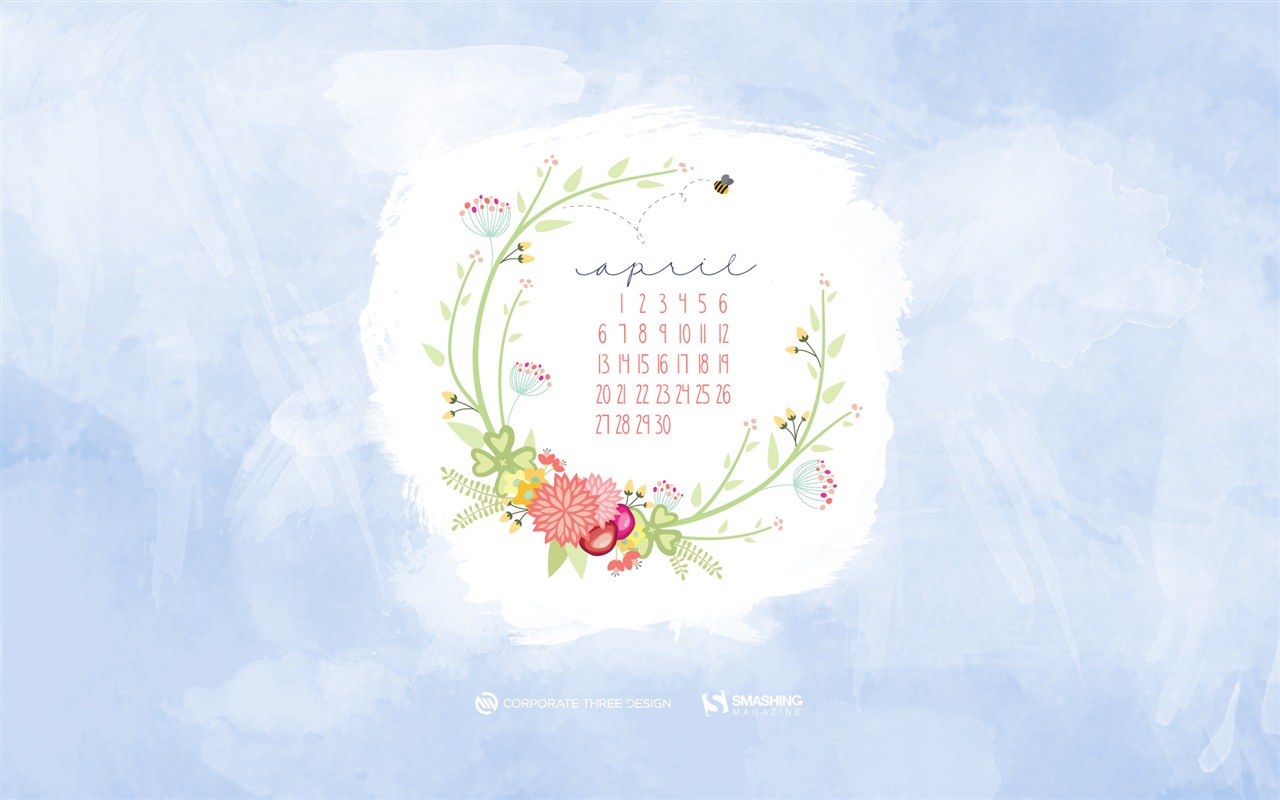 2014年4月 月曆壁紙(二) #9 - 1280x800