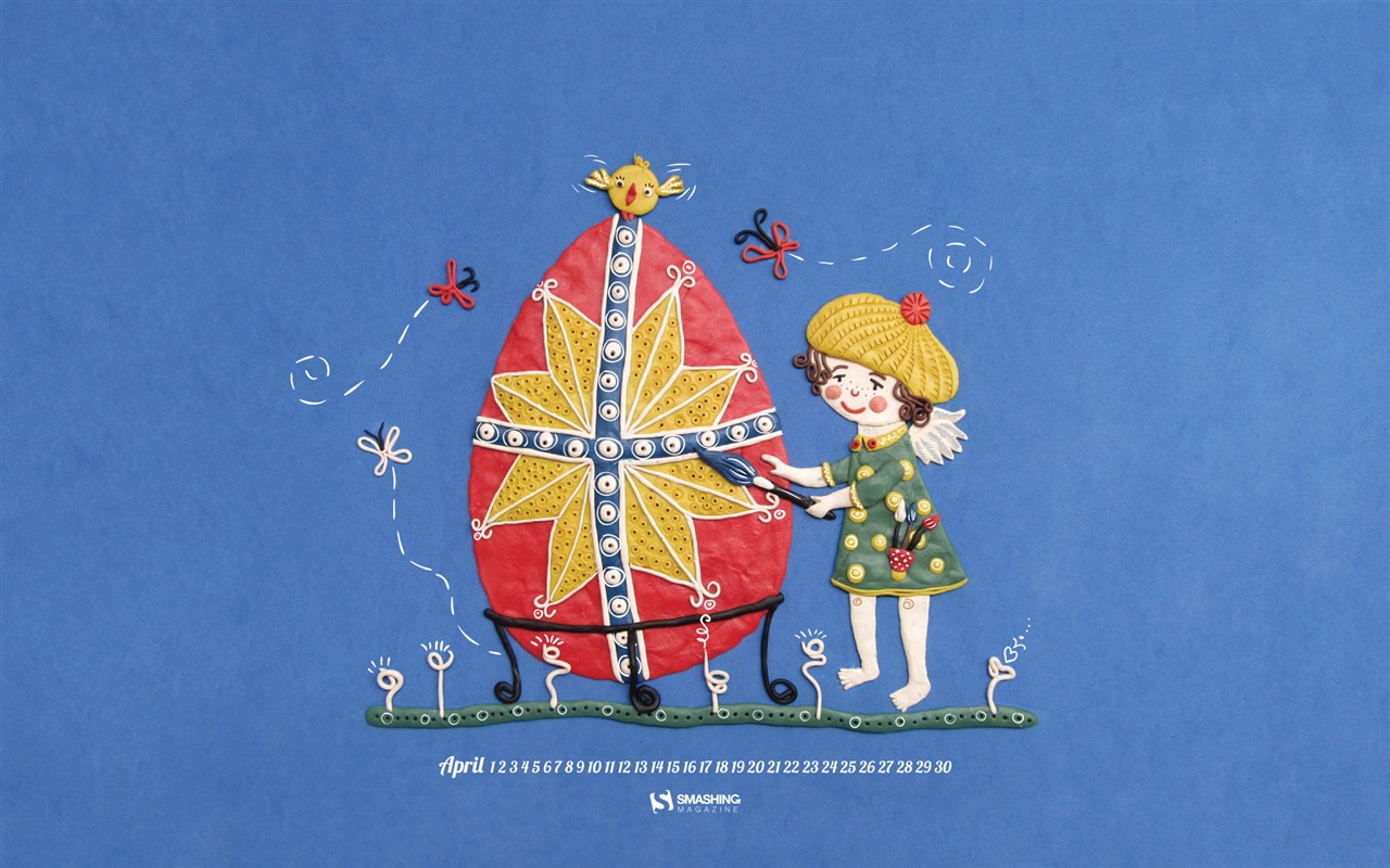 2014年4月 月曆壁紙(二) #19 - 1280x800