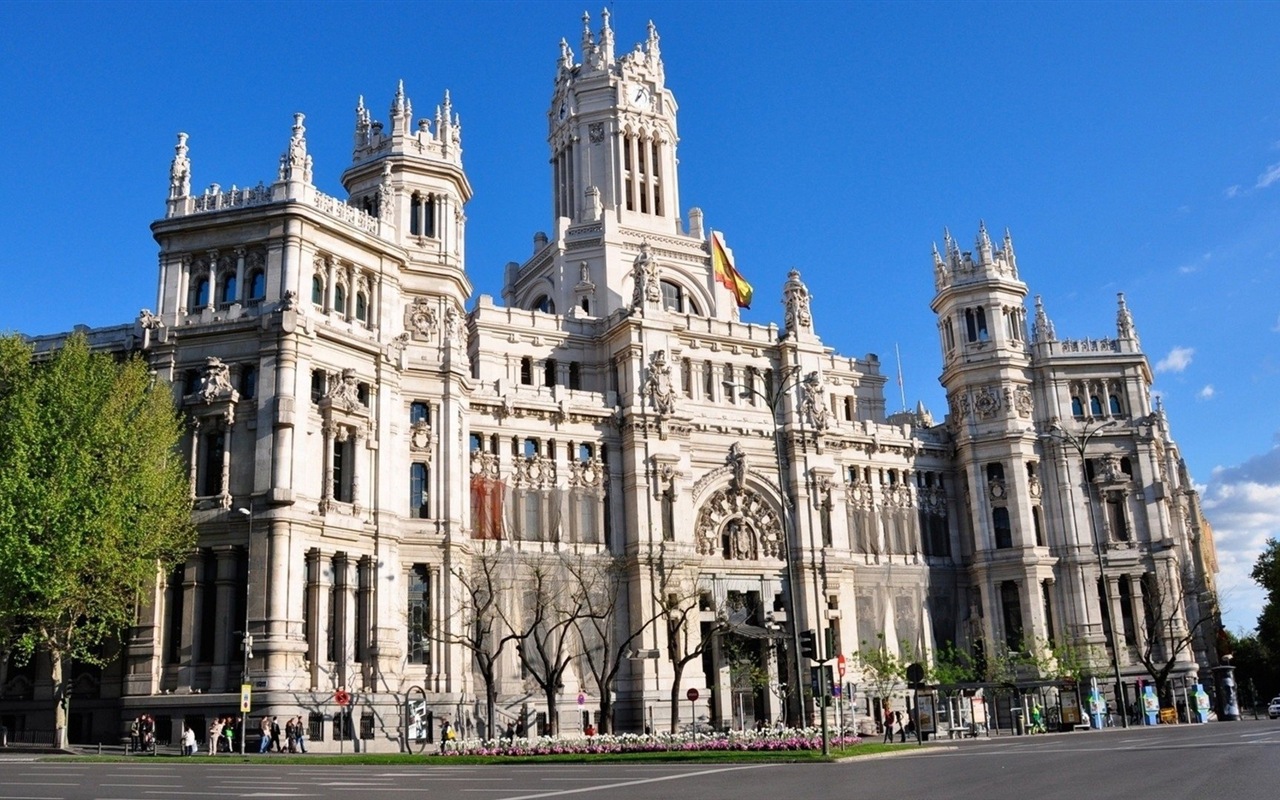 Spanischen Hauptstadt Madrid, Stadtlandschaft HD Wallpaper #4 - 1280x800