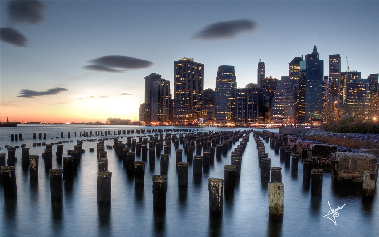 Paysages urbains de New York, Microsoft Windows 8 fonds d'écran HD #1 - 1280x800
