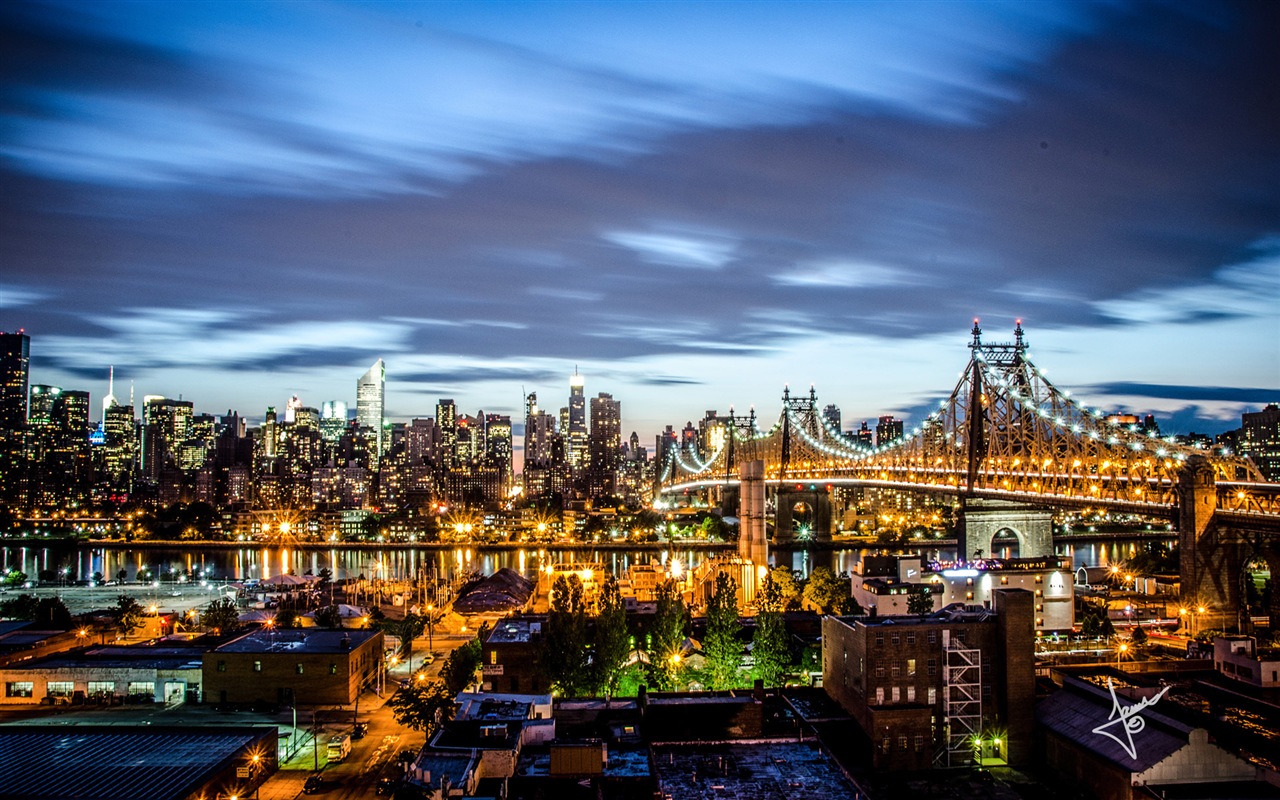 Paysages urbains de New York, Microsoft Windows 8 fonds d'écran HD #3 - 1280x800