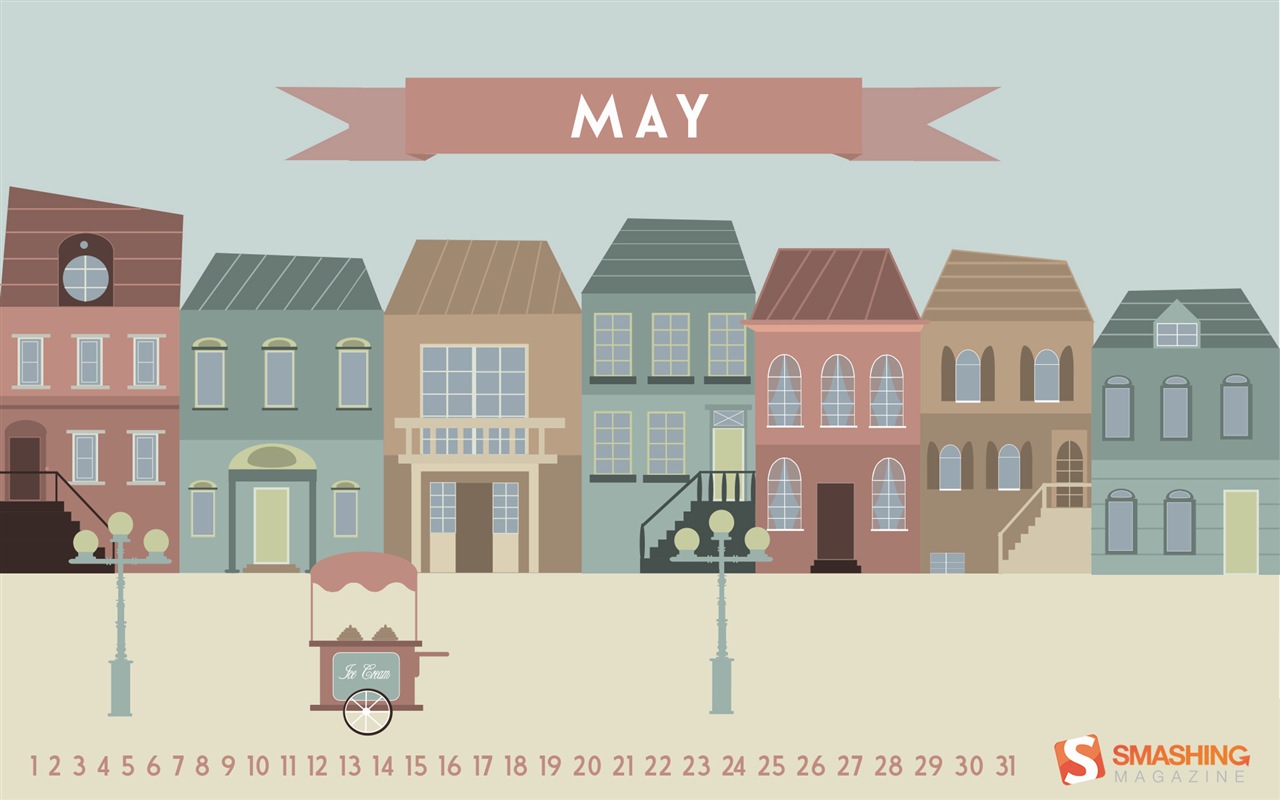 May 2014 calendar wallpaper (2) #4 - 1280x800