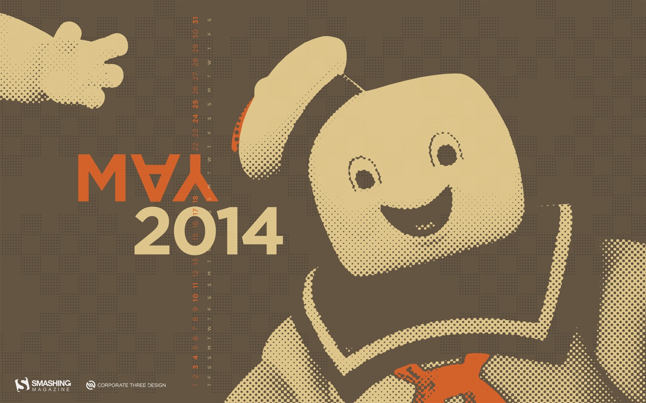 2014年5月 月曆壁紙(二) #19 - 1280x800