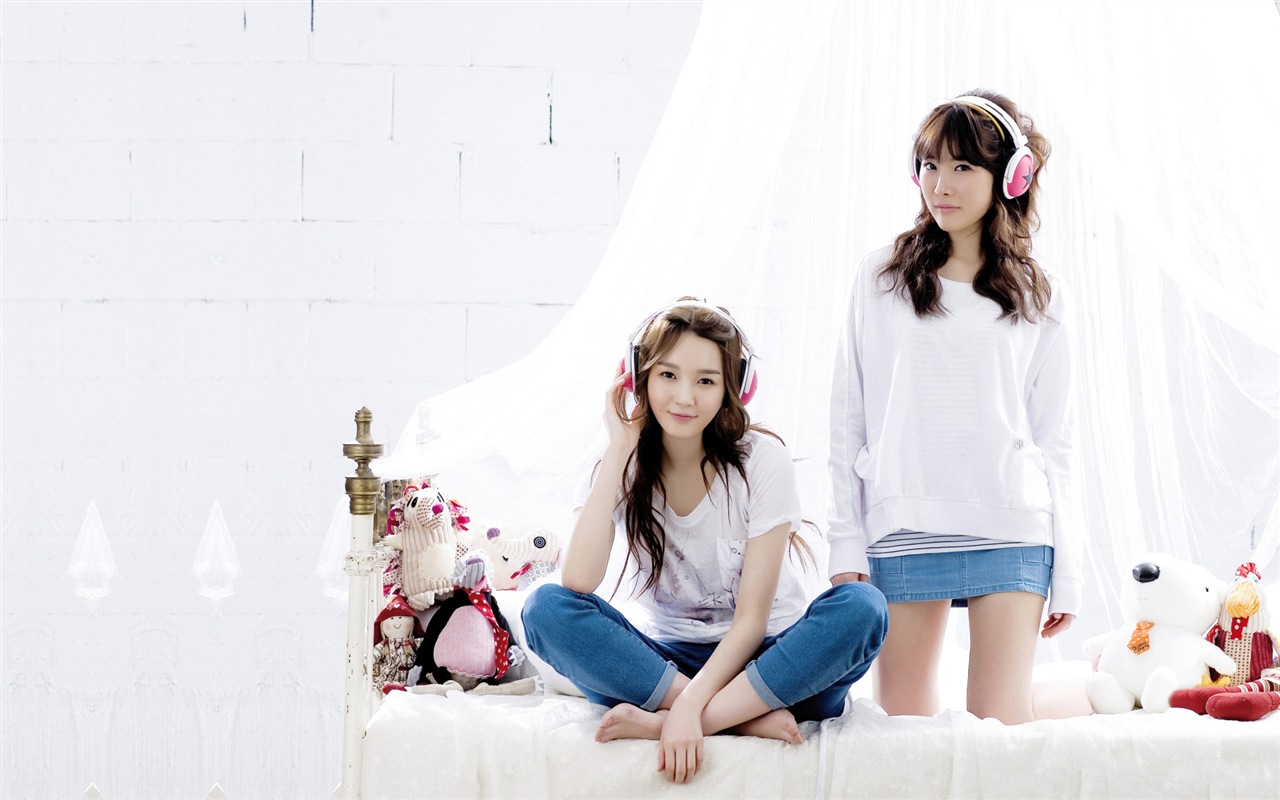 Davichi, duo de groupe coréen de fille, fonds d'écran HD #5 - 1280x800