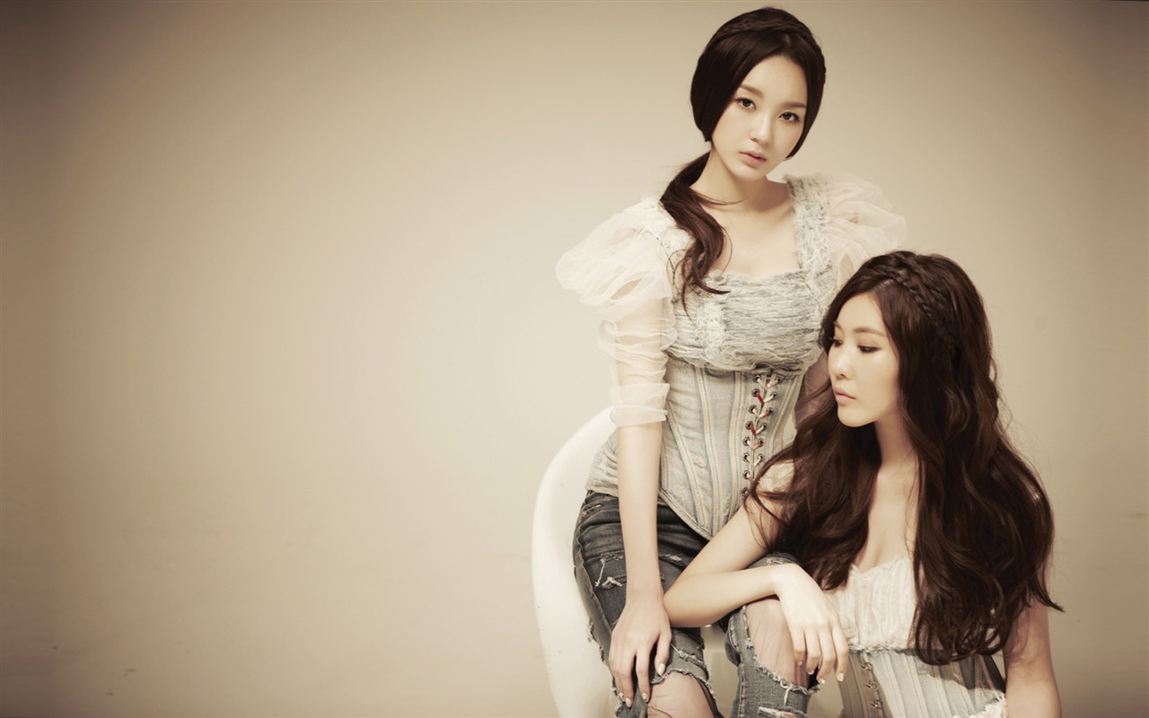 Davichi，韩国二人女子组合，高清壁纸8 - 1280x800