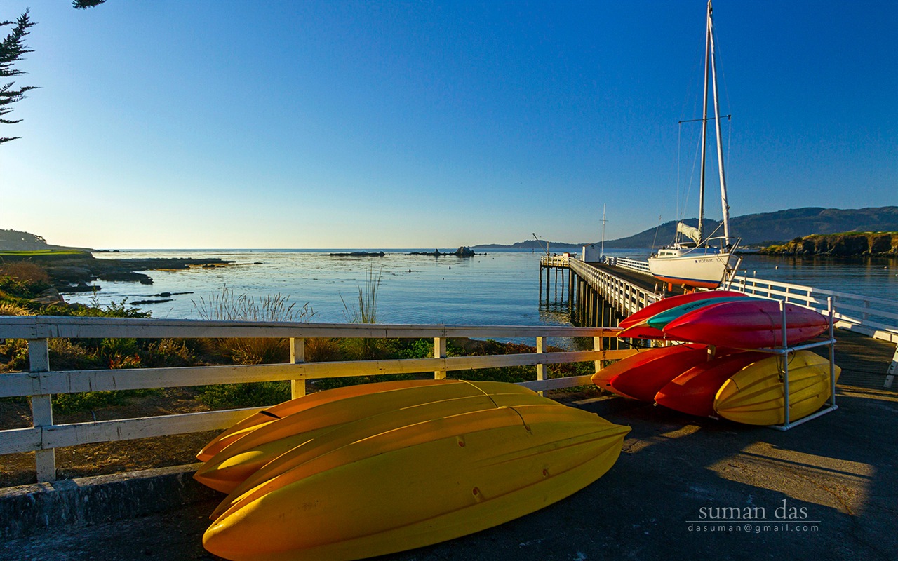 加州海岸風景，Windows 8 主題壁紙 #2 - 1280x800