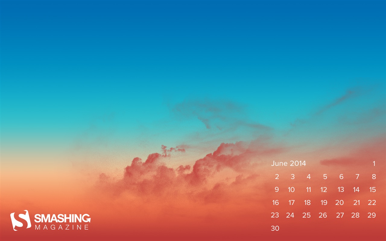 June 2014 calendar wallpaper (2) #16 - 1280x800