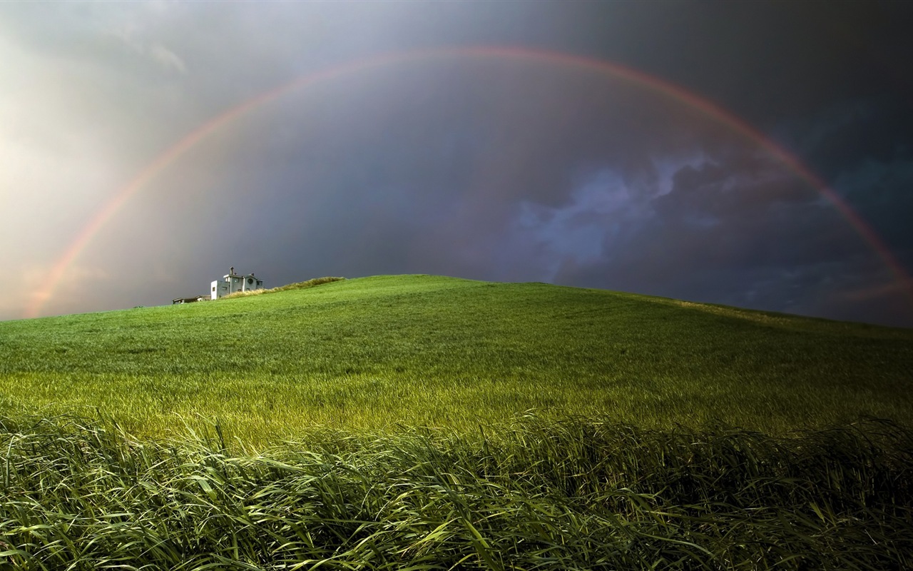 Schöner Regenbogen Landschaft HD Wallpaper #2 - 1280x800