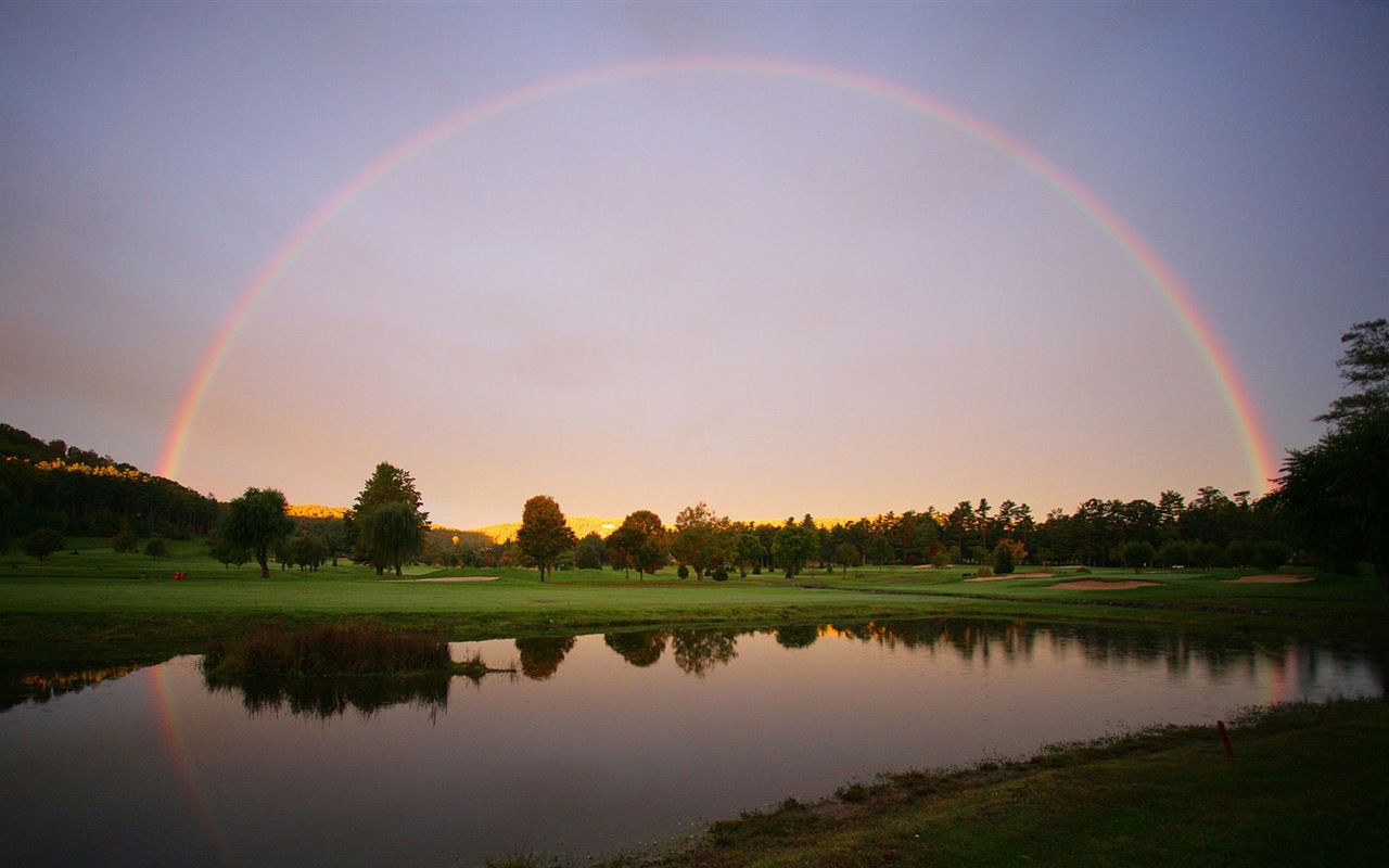Beautiful rainbow scenery HD wallpapers #4 - 1280x800