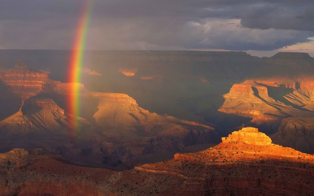 Schöner Regenbogen Landschaft HD Wallpaper #12 - 1280x800