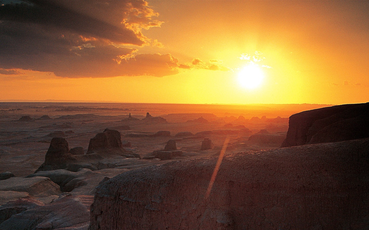 Les déserts chauds et arides, de Windows 8 fonds d'écran widescreen panoramique #12 - 1280x800