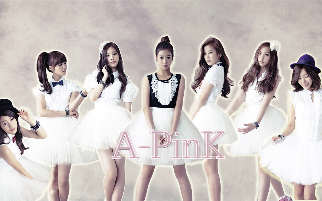 Korejský hudební dívčí skupina, růžové HD tapety na plochu #12 - 1280x800