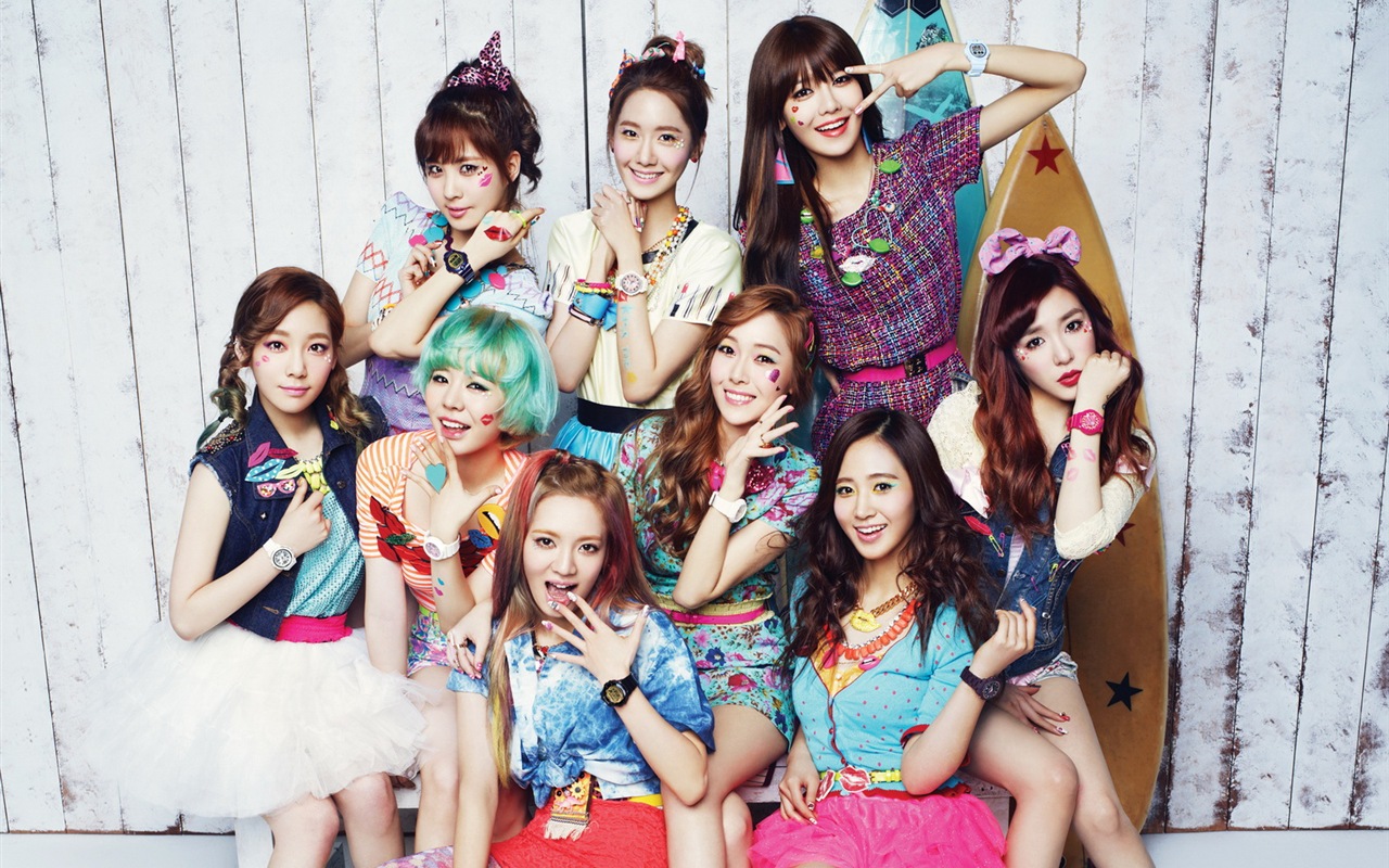 少女时代 Casio Kiss Me Baby-G 壁纸专辑1 - 1280x800