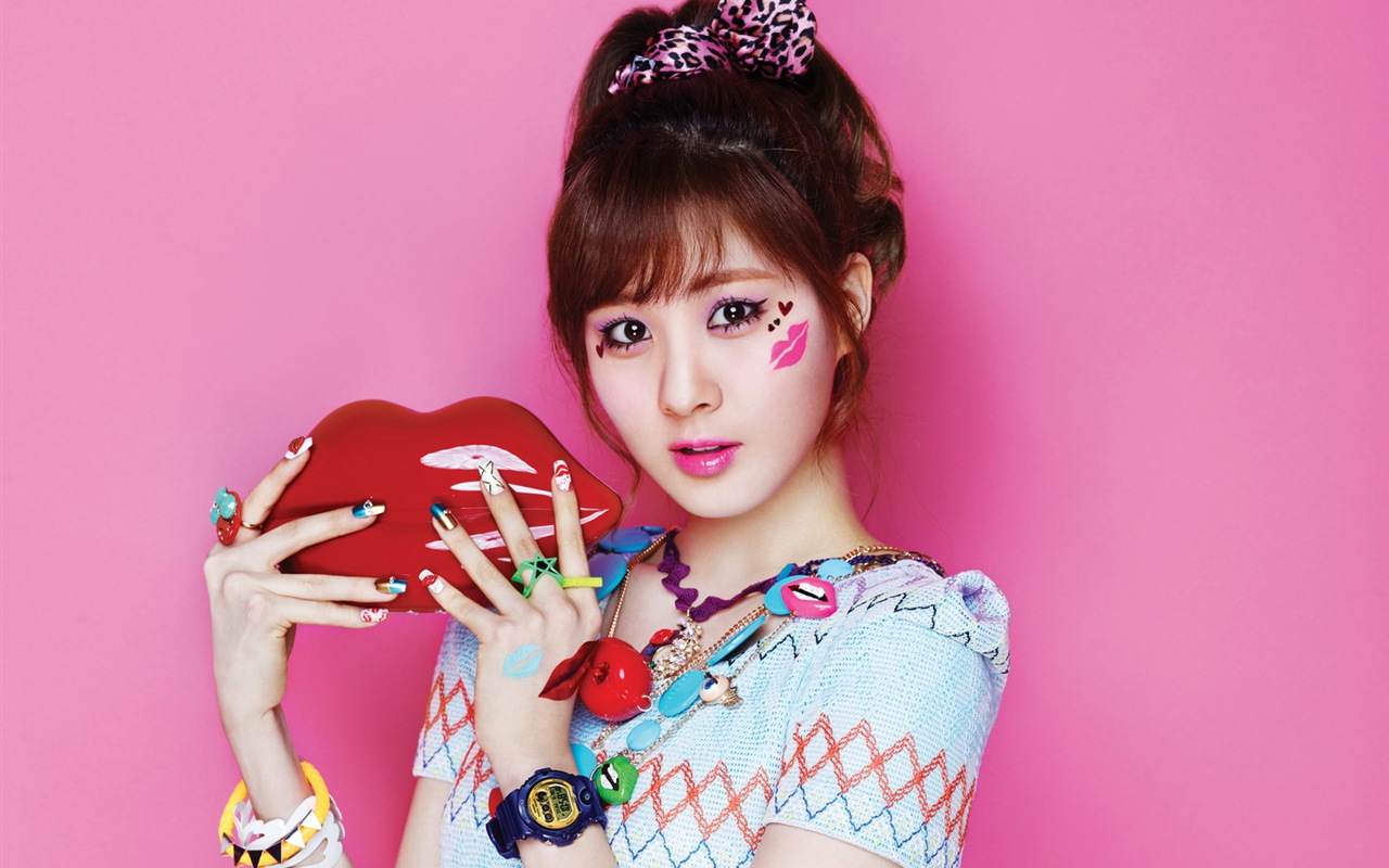 少女时代 Casio Kiss Me Baby-G 壁纸专辑3 - 1280x800