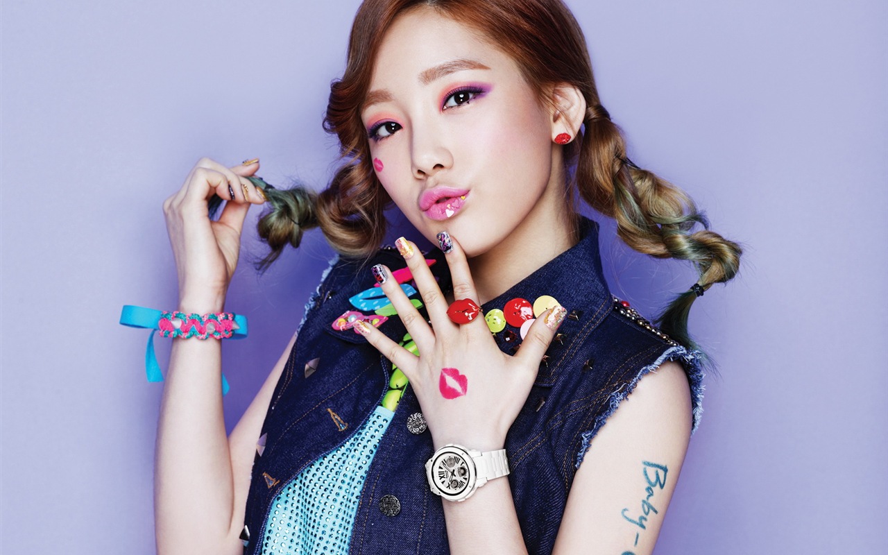 少女时代 Casio Kiss Me Baby-G 壁纸专辑4 - 1280x800