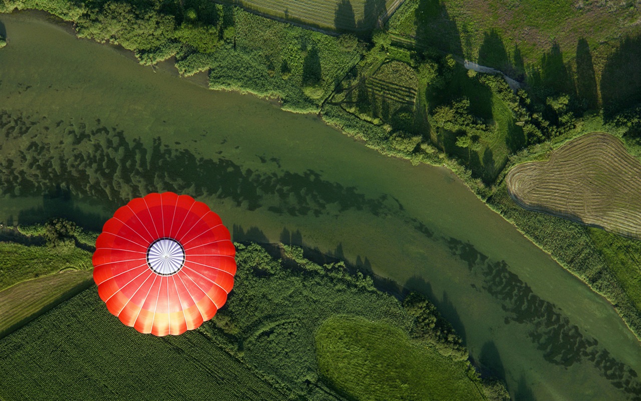 彩虹热气球, Windows 8 主题壁纸8 - 1280x800