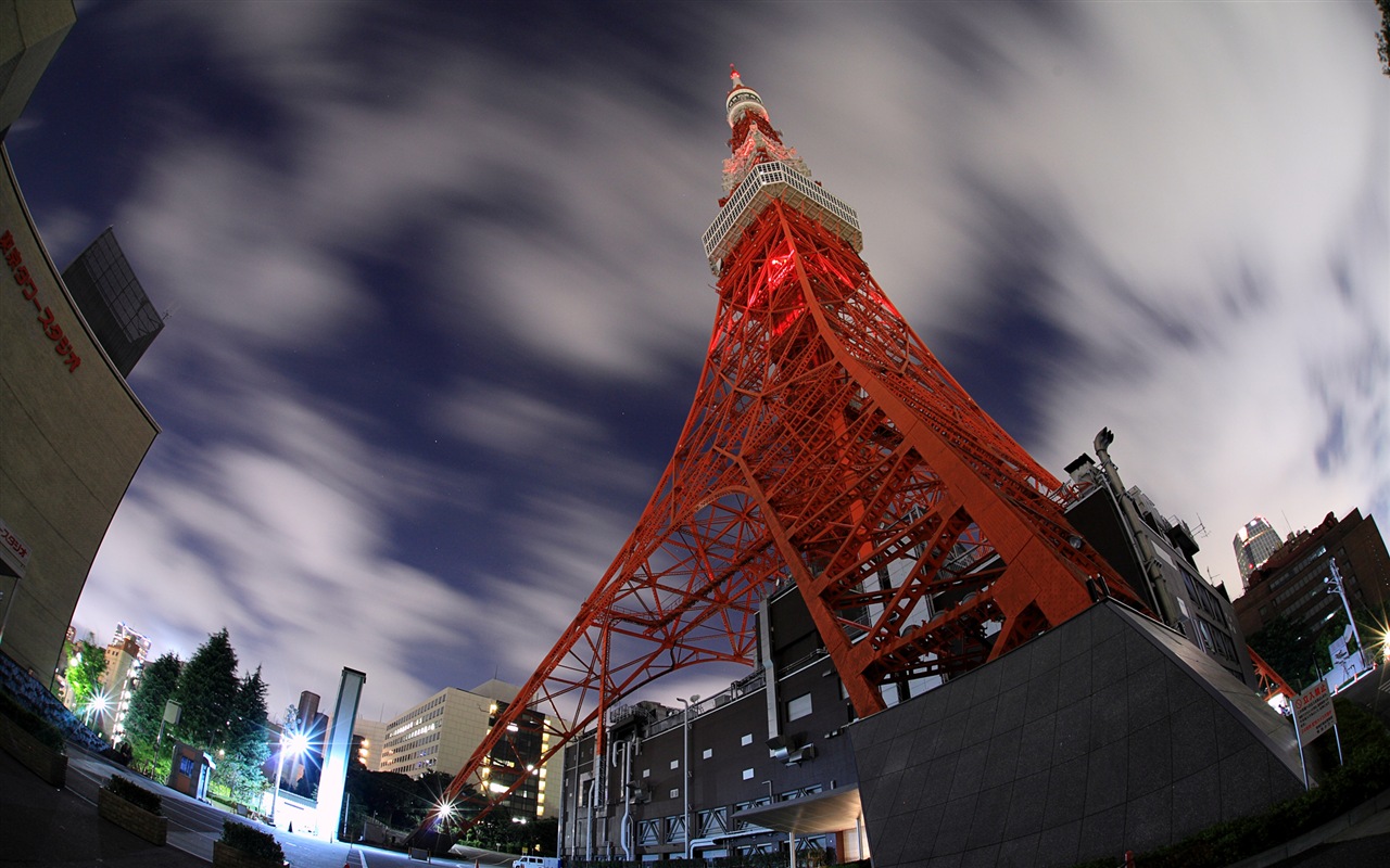 Město Japonska krásná krajina, Windows 8 téma Tapety na plochu #15 - 1280x800