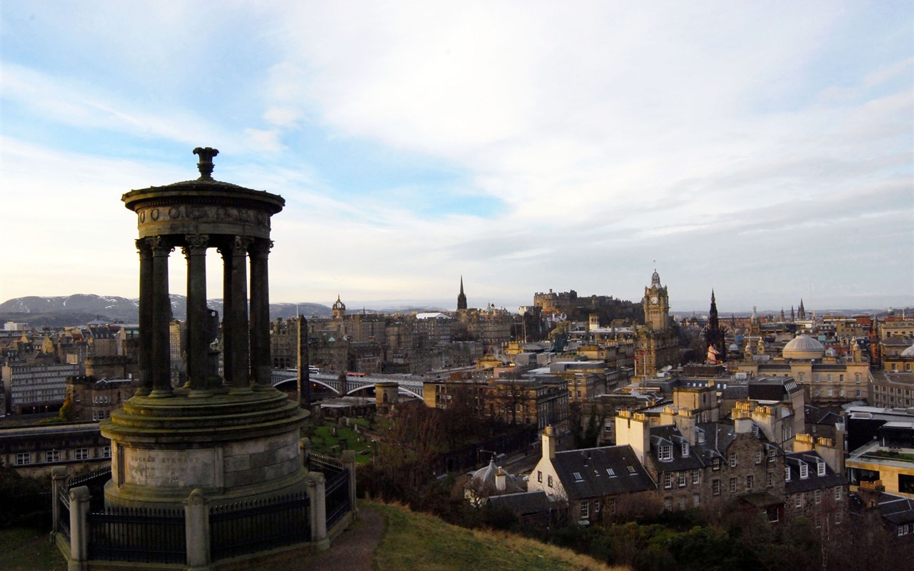 Krásné město Edinburgh, Skotsko HD Tapety na plochu #3 - 1280x800
