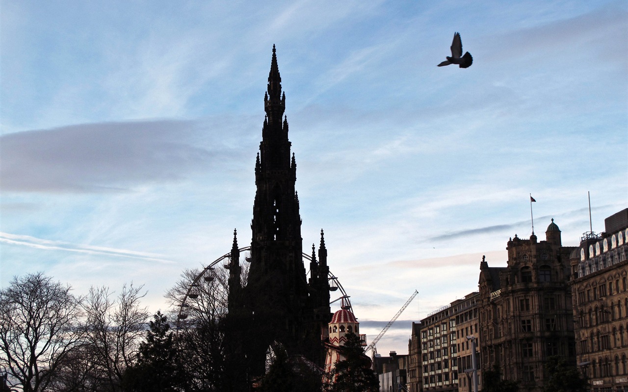 Krásné město Edinburgh, Skotsko HD Tapety na plochu #4 - 1280x800