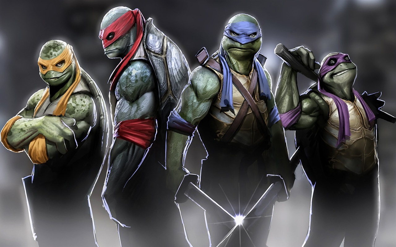 2014 Teenage Mutant Ninja Turtles 忍者神龜高清影視壁紙 #12 - 1280x800