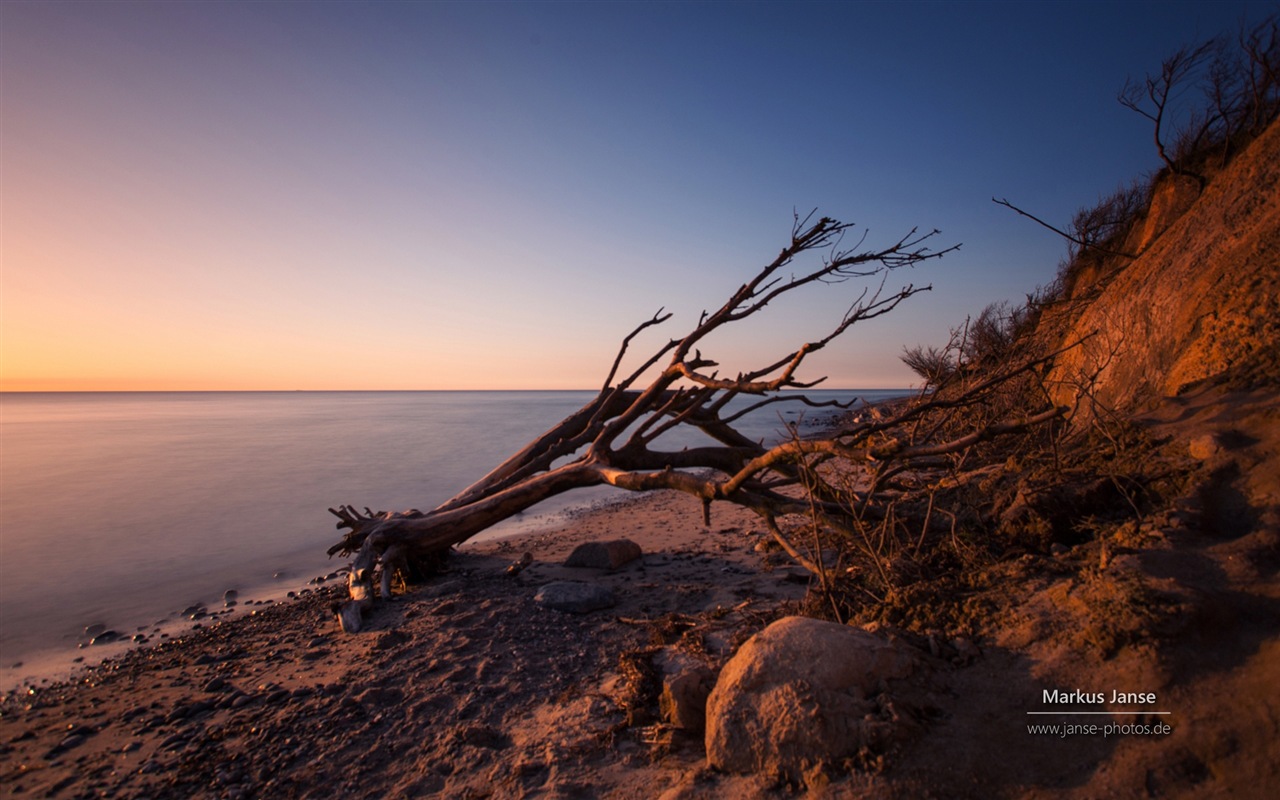 Krásná pobřežní scenérie v Německu, Windows 8 HD tapety na plochu #6 - 1280x800