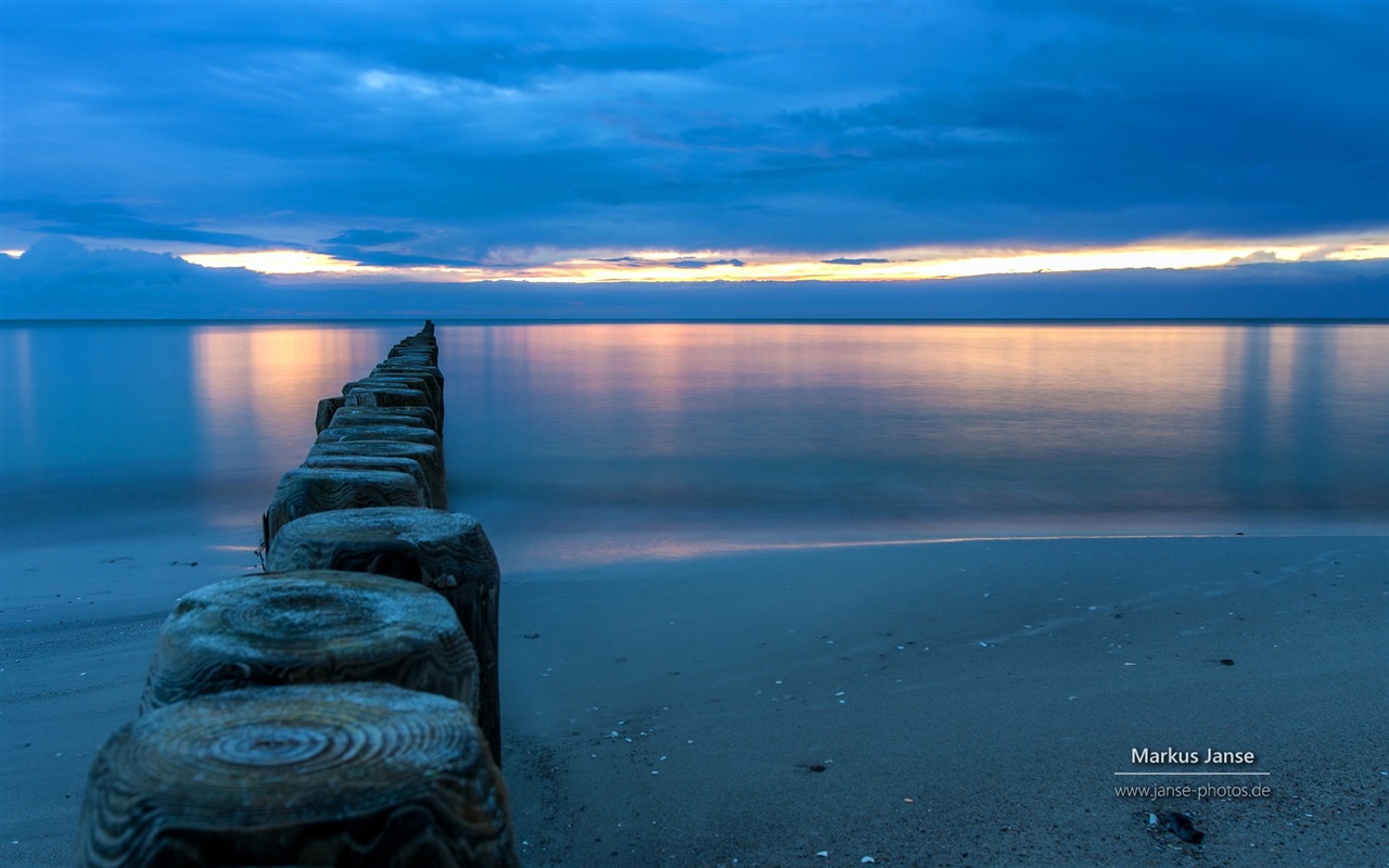 德國美麗的海岸風景，Windows 8 高清壁紙 #10 - 1280x800