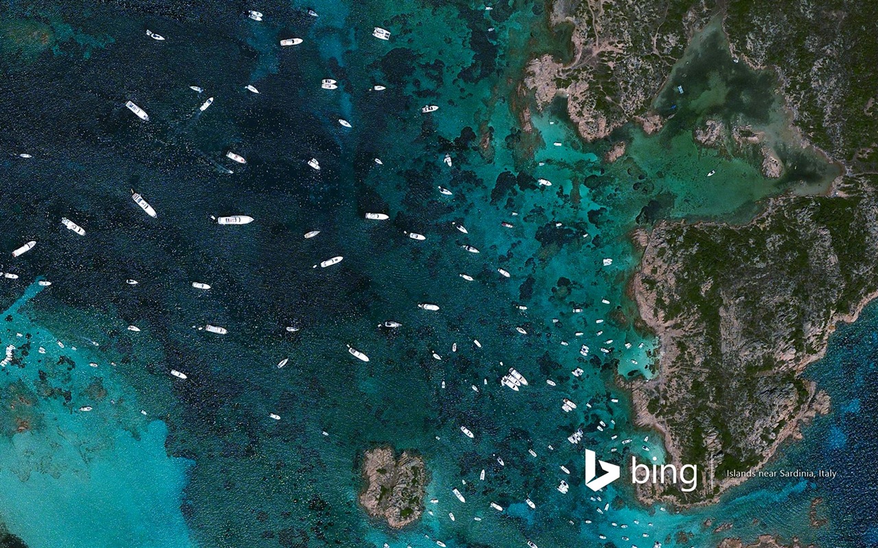 Microsoft Bing HD Tapety na plochu: Letecký pohled na Evropu #2 - 1280x800