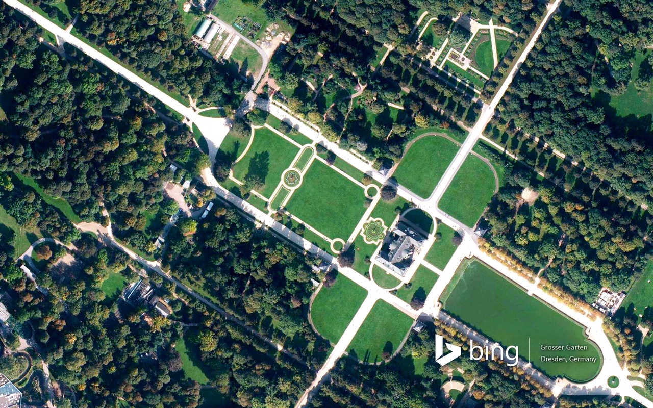 Microsoft Bing HD Wallpapers: Luftaufnahme von Europa #7 - 1280x800