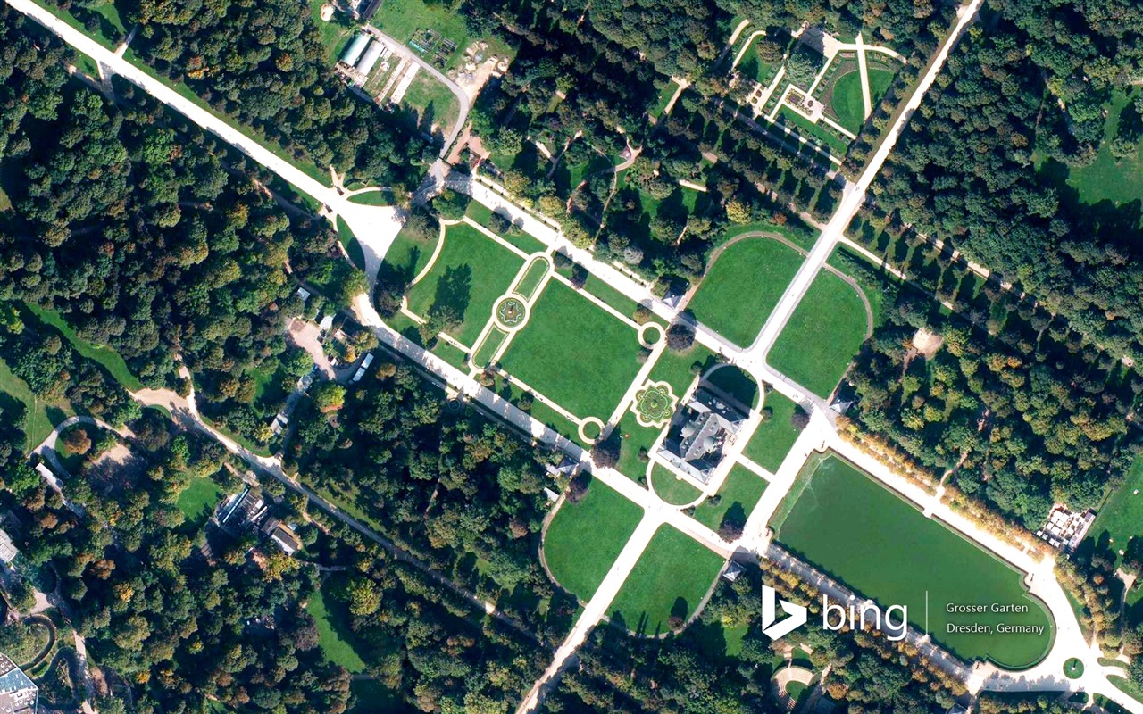 Microsoft Bing HD wallpapers: Aerial view of Europe #7 - 1280x800